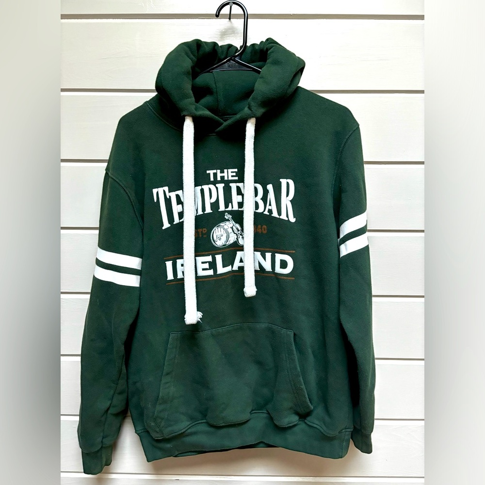 Vintage Ireland rare green hoodie women’s large
